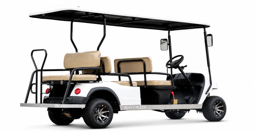 TOURISTER 4+2R Seater Golf Cart — photo 2 of 3